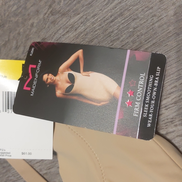 Maiden Form Firm Control Bra Slip - Picture 4 of 5